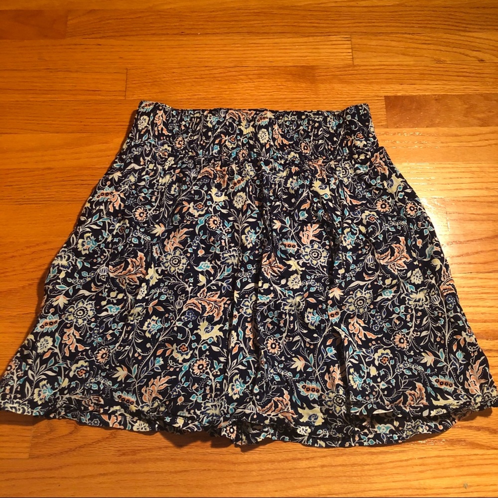Floral Mini Skirt